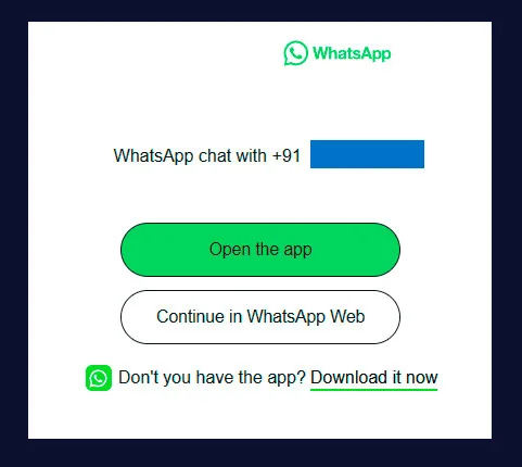 whatsapp sign up